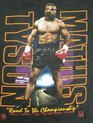 Vintage Mike Tyson Vs Buster Mathis 1995 T - Shirt