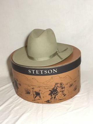 Vintage 1950’s Stetson Cowboy Hat - 7 1/8 - 3x Beaver - Arminto Style -