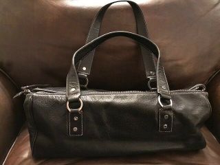 KATE SPADE York Black Leather Bag Vintage 2