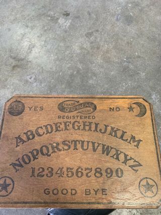 1919 Antique Vintage William Fuld Ouija Board - Rare Hard To Find