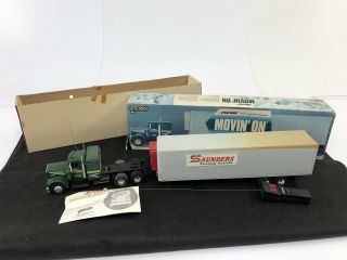 Vintage Galoob Movin On Remote Control Truck Japan Box Rc Kenworth 9939