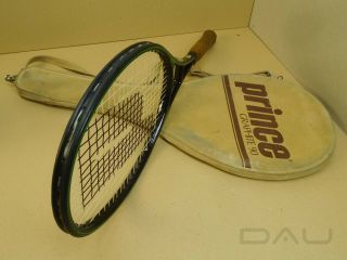 vintage 80s PRINCE Graphite Series 90 racquet in authentic bag 2