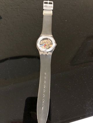 Vintage Ag 1985 Rare Swatch Jellyfish Watch