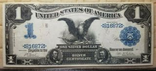 Fr 226 ($1) Series Of 1899 Silver Certificate - Rare Lyons - Roberts Issue