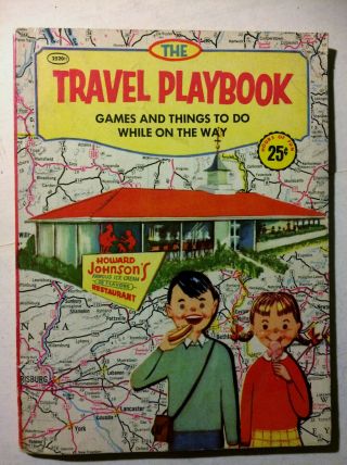 Vintage 1955 Howard Johnsons Restaurant Travel Playbook For Kids