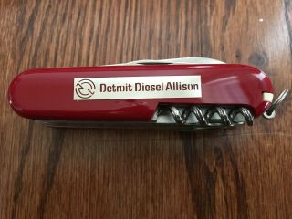 Vintage DETROIT DIESEL ALLISON SWISS ARMY KNIFE w/Box NOS GM Powertrain Champion 4
