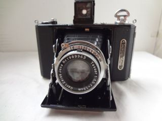 Rare Zeiss Ikon Ikonta 520/16 6x6 Vintage Camera Tessar 75/3.  5 Japan Exc1622