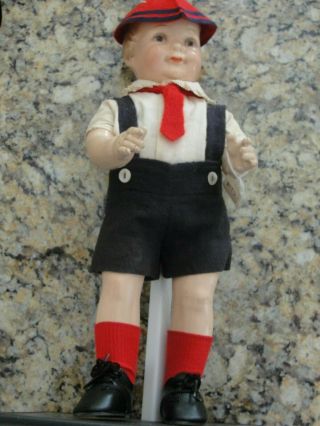 Averill Mfg Co c.  1927 GRACE CORRY Doll composition head/arms/legs on cloth body 3