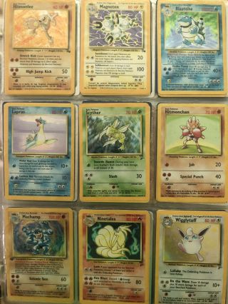 Pokemon Vintage Card Binders (base Set,  Fossil,  More)