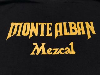 VTG 80s EAT THE WORM Monte Alban Mezcal Axl Rose Guns N Roses Shirt XL GNR 5