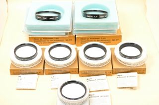 Rare Nikon NO 0 1T 2T 3T 4T 5T 6T close up.  c filter w/Case From Japan 4