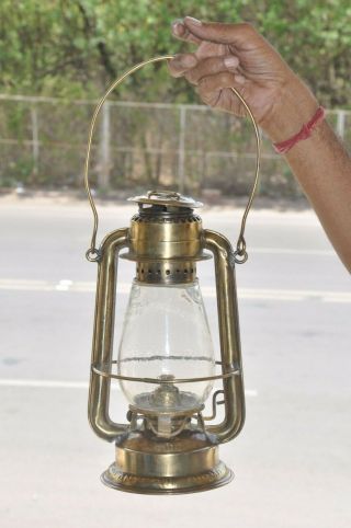 Vintage Hinks 4400 Brass Handcrafted Kerosene Cale Lamp / Lantern,  Birmingham