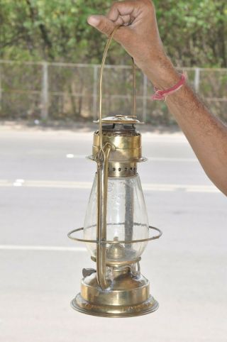 Vintage Hinks 4400 Brass Handcrafted Kerosene Cale Lamp / Lantern,  Birmingham 2