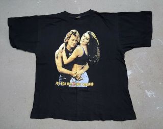 Vintage 1992 Bon Jovi & Cindy Crawford shirt - Please Come Home For Christmas 2