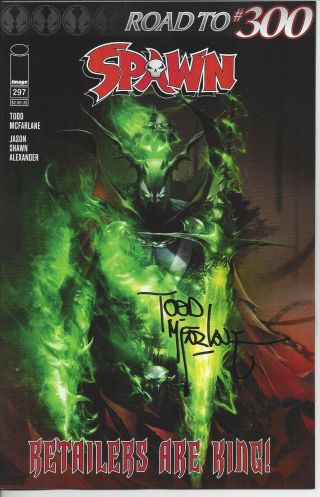 Spawn 297 2019 Diamond Retailer Summit Signed Todd Mcfarlane Rare Variant