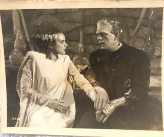 Rare Collectible Bride Of Frankenstein Movie B&w 8x10 Org Photo 1935 729 - 88
