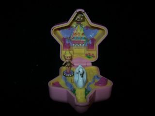 EUC 100 Complete Vintage Polly Pocket Tiny Ballerina Ring and Ring Case 1992 2