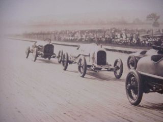 VINTAGE RACE CAR PHOTO 1917 START OF RACE UNION TOWN PA SEP 3 1917 8 X 10 1 3