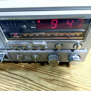 Realistic Chronosette - 237 Vintage Tape Cassette Player Clock AM/FM Radio Tuner 3