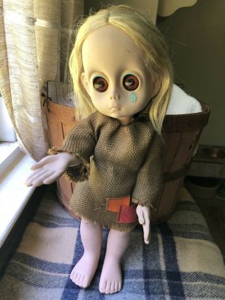 Little Miss No Name Doll 1965 Hasbro Rare Vintage Sad Outfit Underwear