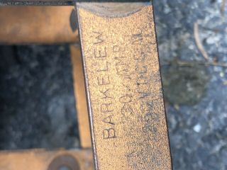 Vintage Barkelew Copper Knife Switch Steampunk Frankenstein Style 6