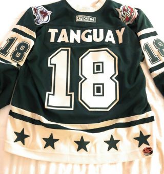 2004 NHL All - Star Game Jersey - Hunter Green - Vtg.  Authentic - Alex Tanguay 2