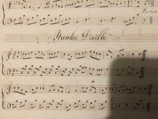 RARE 1821 MUSICAL MANUSCRIPT BY OLIVER SHAW (1779 - 1848) STAR SPANGLED BANNER 4