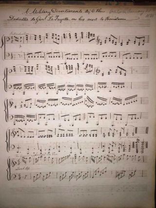 RARE 1821 MUSICAL MANUSCRIPT BY OLIVER SHAW (1779 - 1848) STAR SPANGLED BANNER 8