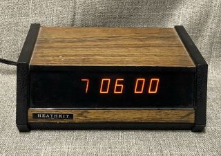 Vintage Heathkit Gc - 1005 Digital Panaplex Display Orange