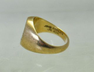 VTG Radcliffe College Ladies 10K Gold Class Ring 5.  4 Grams Not Scrap Harvard 2