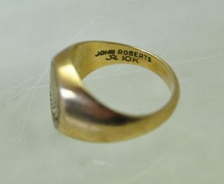 VTG Radcliffe College Ladies 10K Gold Class Ring 5.  4 Grams Not Scrap Harvard 6