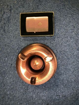 Copper Camel Zippo Ligther and Ashtray Very Rare 3