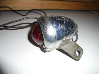 Antique Motorcycle Tail Lights,  Harley Davidson era,  Vintage Teardrop Taillights 7