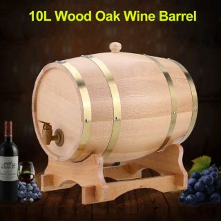 1.  5L/3L/5L/10L Vintage Wood Oak Wine Barrel Beer Whiskey Rum Brewing Port Kegs F 5