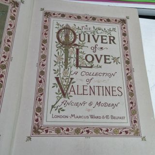 THE QUIVER OF LOVE/1876/RARE 1st Ed.  / 8 COLOR PLATES WALTER CRANE,  KATE GREENAWAY 4