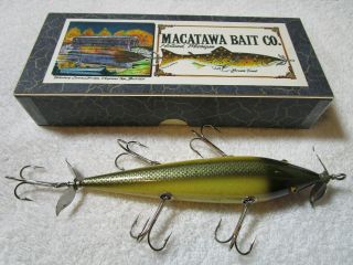 Macatawa Bait Co Five Hook Musky Minnow Custom Ordered In Ccbco Silver Flash