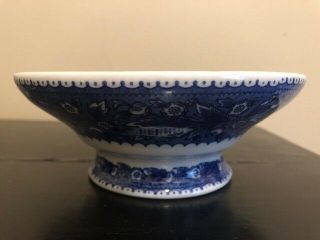 Vintage B & O Railroad Footed Bowl Shenango China Thomas Viaduct - 4