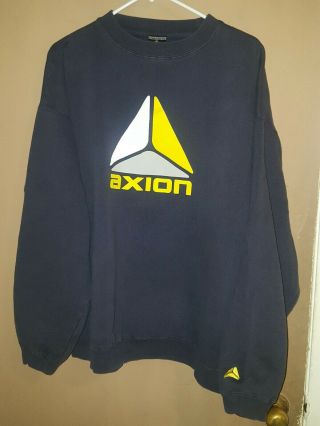 Vintage Axion Footwear Crewneck Xl Double Side World Industries Blind Hookups