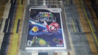Mario Galaxy (wii,  2007) Vga Graded Gold 95 Rare