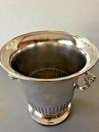 Vintage Silver Plate Champagne Ice Bucket by Kent Silversmiths 7