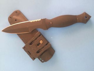 Bud Nealy Pick Tactical Knife (michael Pick Kenpo) Pki Rare Multiposition Sheath