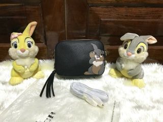 Coach 69253 Disney X Camera Bag With Thumper (disney Bambi) Rare Item