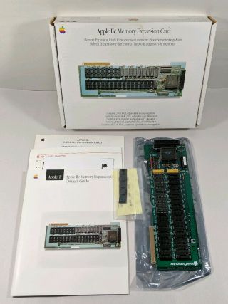 Vintage Apple Iic - Memory Expansion Card - 256kb Expandable To 1 Meg - 1
