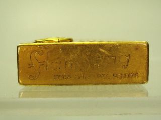 Vintage Flam Song Musical Lighter Reuge Swiss Made SOME WHERE MY LOVE 3