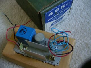 Vintage Babcock 465mc 1 Ch.  Receiver For Rc Airplane Of 50s,  Nib