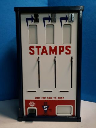 Vintage Shipman Postage Stamp Vending Machine,  Paint.