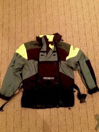 Vintage North Face Steep Tech Scot Schmidt Large Jacket - Olive And Yellow