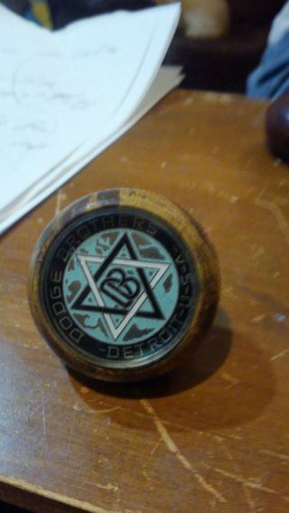 Dodge Brothers Detroit Usa Gear Shift Knob Very Old And Rare Vintage