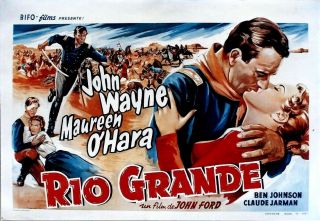 Vintage Poster Rio Grande Western Film C.  1950