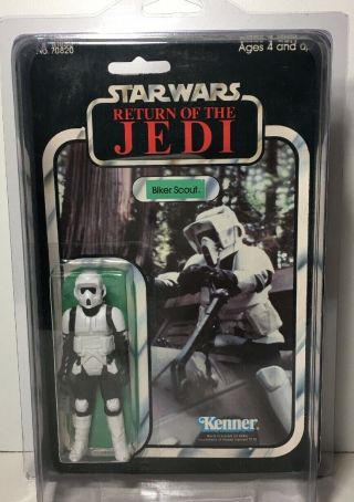 Vintage Star Wars Lily Ledy Mexico Biker Scout Very Rare Kenner 1983 Small Mouth